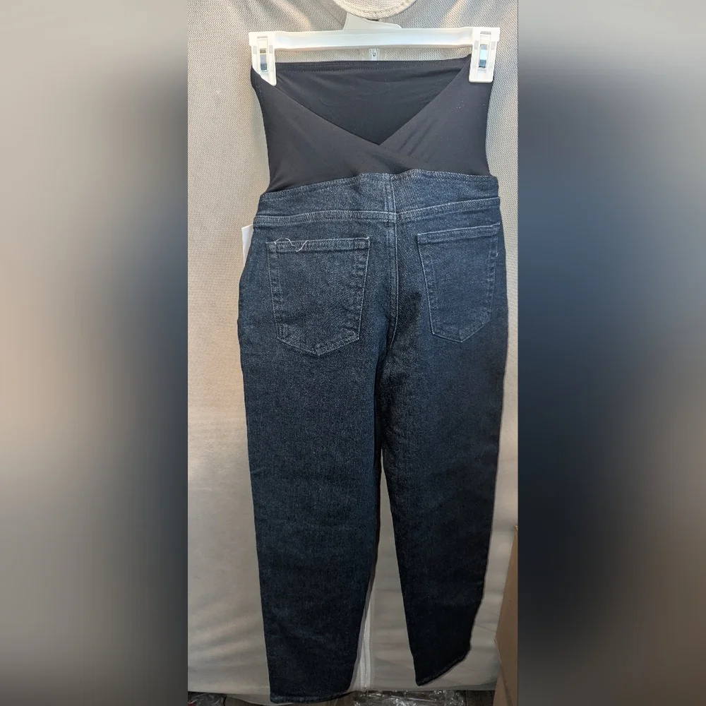 NWT Isabel Maternity Dark Blue Skinny Jeans Size 00 / 28" Waist - Picture 4 of 4